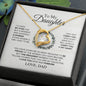 To My Daughter - The Proudest Moment - Forever Love Necklace