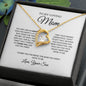 To My Loving Mom - An Angel - Forever Love Necklace