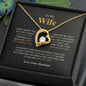 To My Wife - Feel My Love - Forever Love Necklace