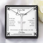 Para Mi Esposo - Pieza Que Faltaba - Artisan Cross Necklace
