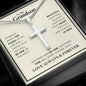 To My Grandson - Most Beautiful Chapters - Artisan Cross Necklace