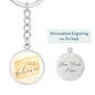 Faith - Circle Keychain