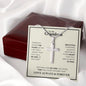 To My Grandson - Most Beautiful Chapters - Artisan Cross Necklace