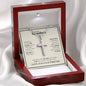 To My Grandson - Most Beautiful Chapters - Artisan Cross Necklace
