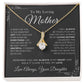 To My Loving Mother - The Sweetest Gift - Love Knot Necklace- From Daughter