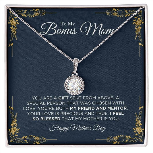 To My Bonus Mom - Happy Mother's Day - Eternal Hope Necklace
