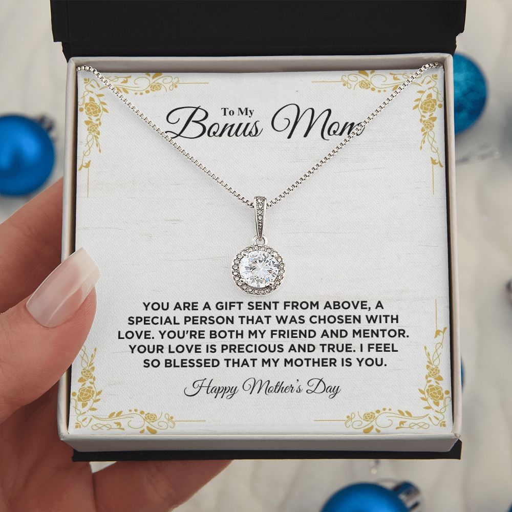 To My Bonus Mom - Happy Mother's Day - Eternal Hope Necklace