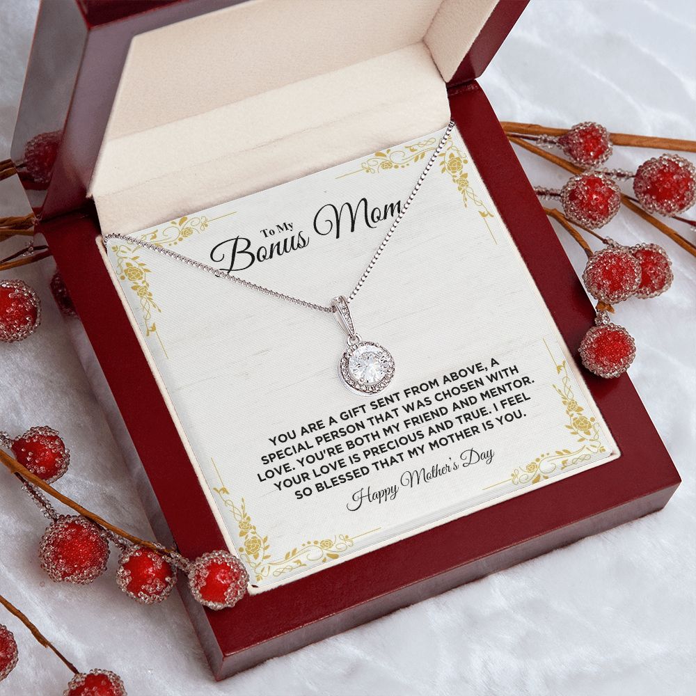 To My Bonus Mom - Happy Mother's Day - Eternal Hope Necklace