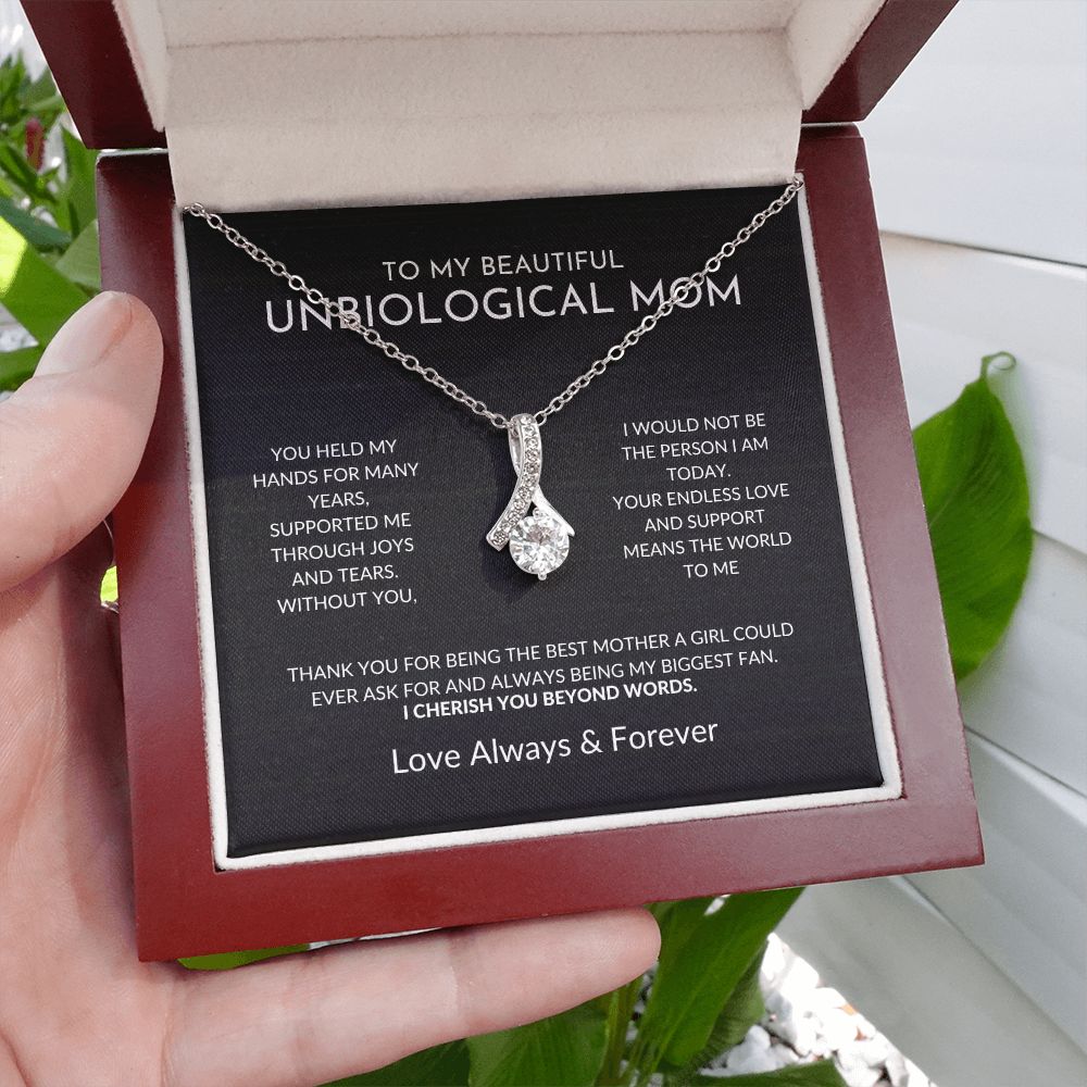 Unbiological Mom - Beyond Words - Alluring Beauty Necklace