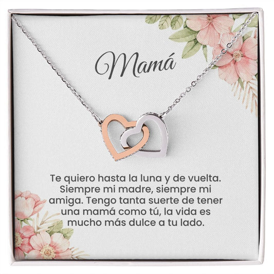 Mama - Interlocking Hearts Necklace